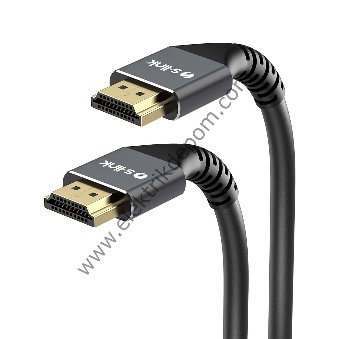 S-LINK SLX-HD4K10 19+1 10 METRE V2.0 4K 30HZ METAL HDMI KABLO