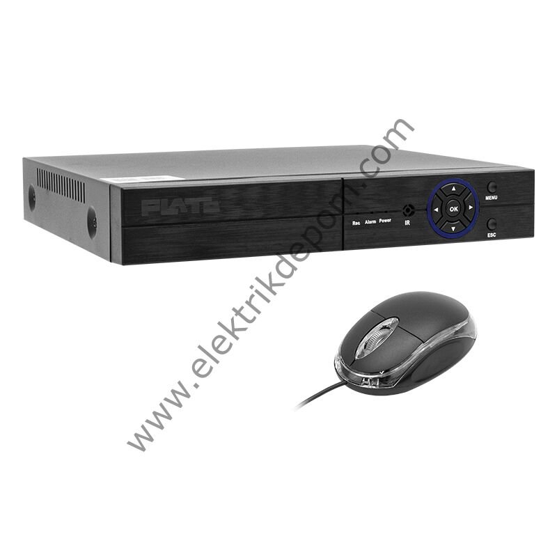 PLATO PL-21064 8 KANAL 6IN1 1080N 5 MP DESTEKLİ DVR KAYIT CİHAZI (H265)