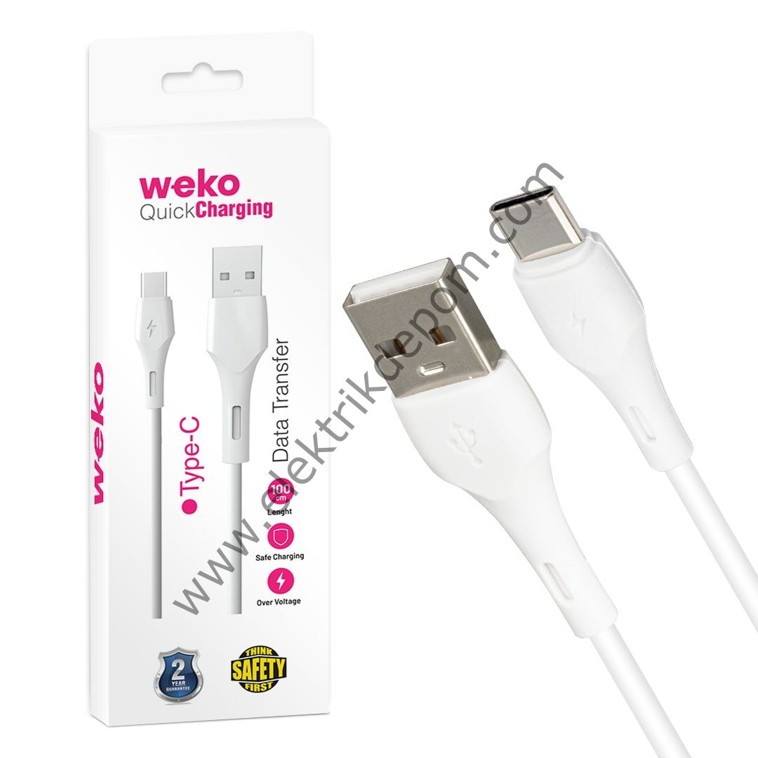 WEKO WK-22018 USB TO TYPE-C 1 MT ŞARJ KABLOSU KUTULU (NO:5)