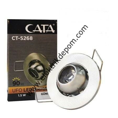 CATA 1,5W UFO YILDIZ SPOT SATİN - MAVİ IŞIK / CT-5268