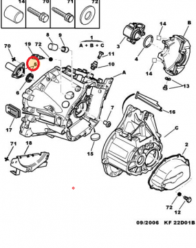 PEUGEOT 206 (2002-2012) 1,4 HDI PRİZDİREK KEÇESİ (İTHAL)