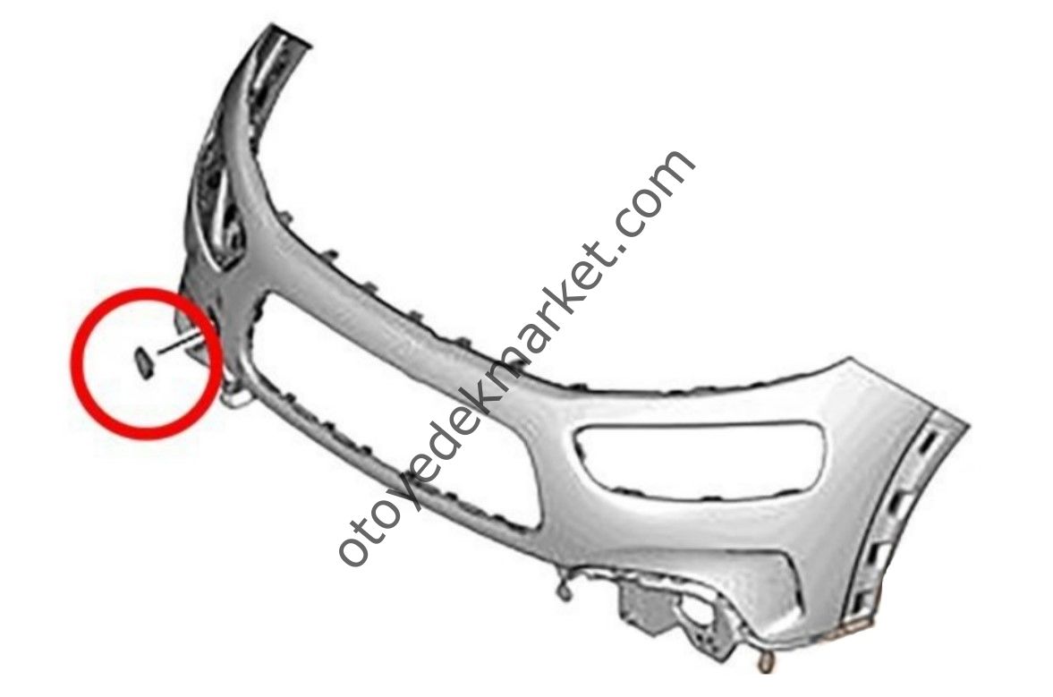 Citroen C4 Cactus (2014-2020) Ön Tampon Çeki Demir Kapağı (Orijinal)