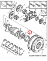 PEUGEOT 206 (1999-2012) GTİ KRANK ARKA KEÇE (İTHAL)