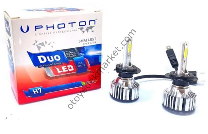 Xenon Led Far Ampul Seti H7 12V (Photon Duo)