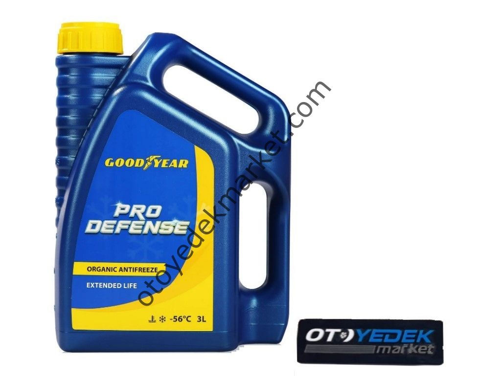 Goodyear Pro Defense Kırmızı Organik Antifriz -56° 3 Litre