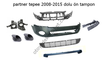 PEUGEOT PARTNER TEPEE (2008-2012) SİSLİ DOLU ÖN TAMPON