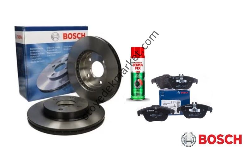 Ford Fiesta (1995-2001) Fren Disk Ön Havalı 258mm Ön Disk Balata Takım (Bosch)