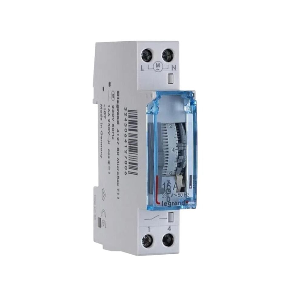 Legrand 412790 Günlük Zaman Saati 100 Saat Rezervli 16A 250V