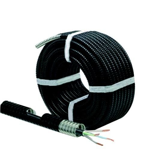 Çetsan 42 mm Pvc İzoleli Çelik Spiral Elektrik Borusu 25 Metre