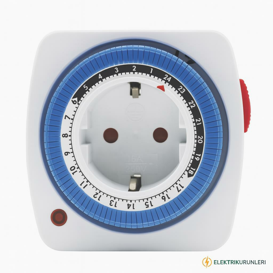 Cata CT‑9180 Mekanik Zaman Saati – 16A 220‑240V Priz Tipi Mekanik Timer (3500 W)