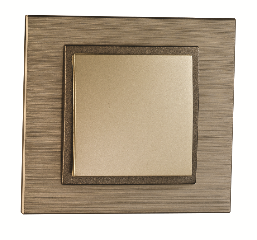 Mono Style Aluminium Bronz Anahtar Çerçeve Dahil