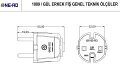 Ne-Ad Erkek Fiş Topraksız 1009