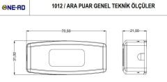 Ne-Ad Arapuar Anahtarı Çıtçıt Anahtar 1012