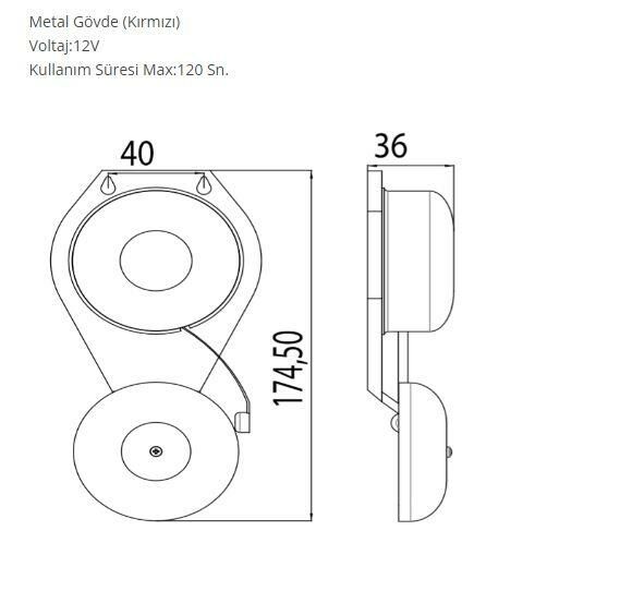 Selda Kampana Pla Zil 12 Volt