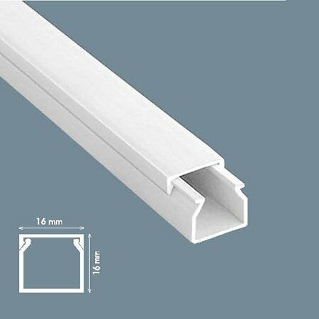 Mutlusan16x16 Plastik Kablo Kanalı-5 Boy 10 Metre