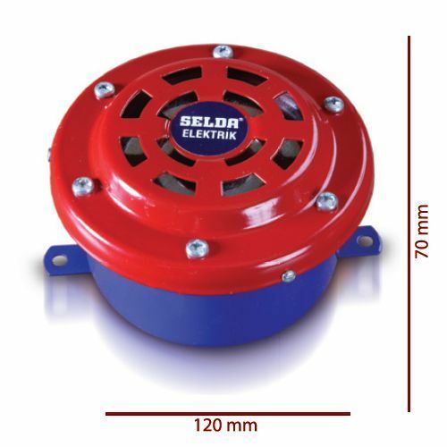 Selda İkaz Kornası Siren Döküm 220 Volt