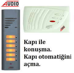 2 DAİRE KAPICISIZ  KOMPLE PAKET AUDİO