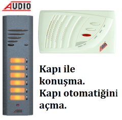 6 DAİRE KAPICISIZ KOMPLE PAKET AUDİO