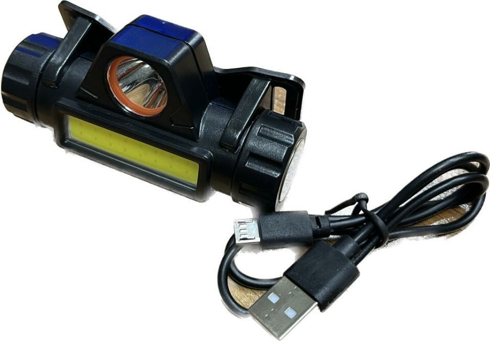 Cata Mir Led Kafa Feneri Mini LED Far USB Şarj Edilebilir Ayarlanabilir Açı Su Geçirmez Hafif COB Kafa Lambası Dağ Tırmanışı Gece Balıkçılık İç Dış Mekan Kullanımı İçin Cata CT-9120