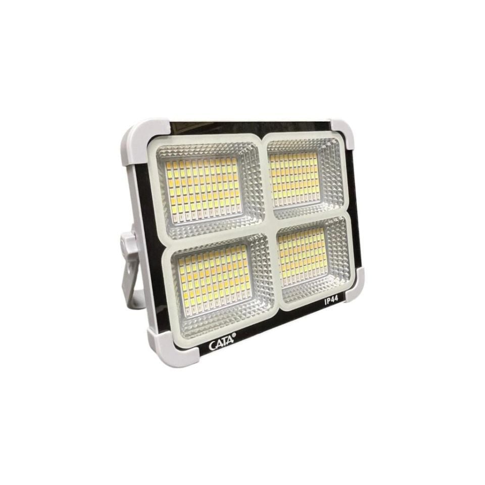 Cata Portatif Solar LED Projektör 200W Güneş Enerjili Seyyar LED Işık Taşınabilir Sokak Aydınlatması 4698