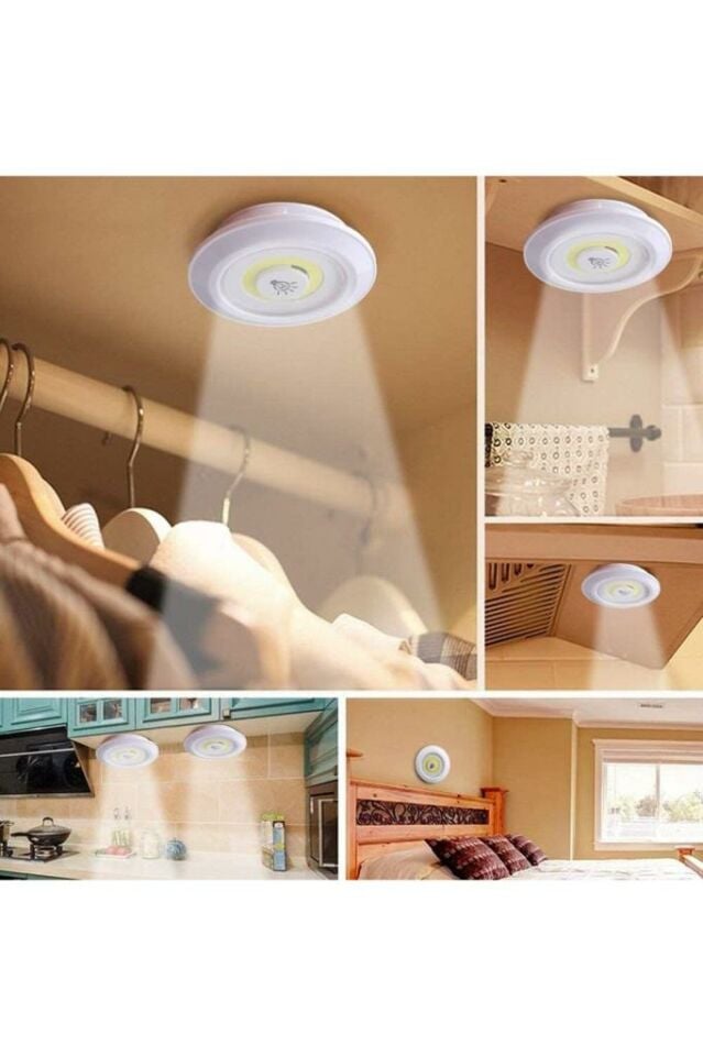 Uzaktan Kumandalı 3’lü Set Hero Led Kabin Led Mutfak Tezgah Banyo Dolap Aydınlatma Gece Lambası