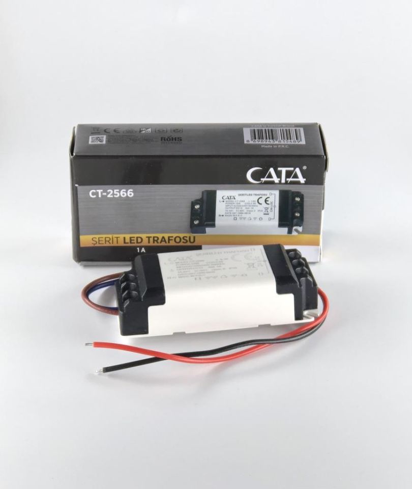 CATA 1 Amper Şerit Led Trafosu 12V 10W CT-2566