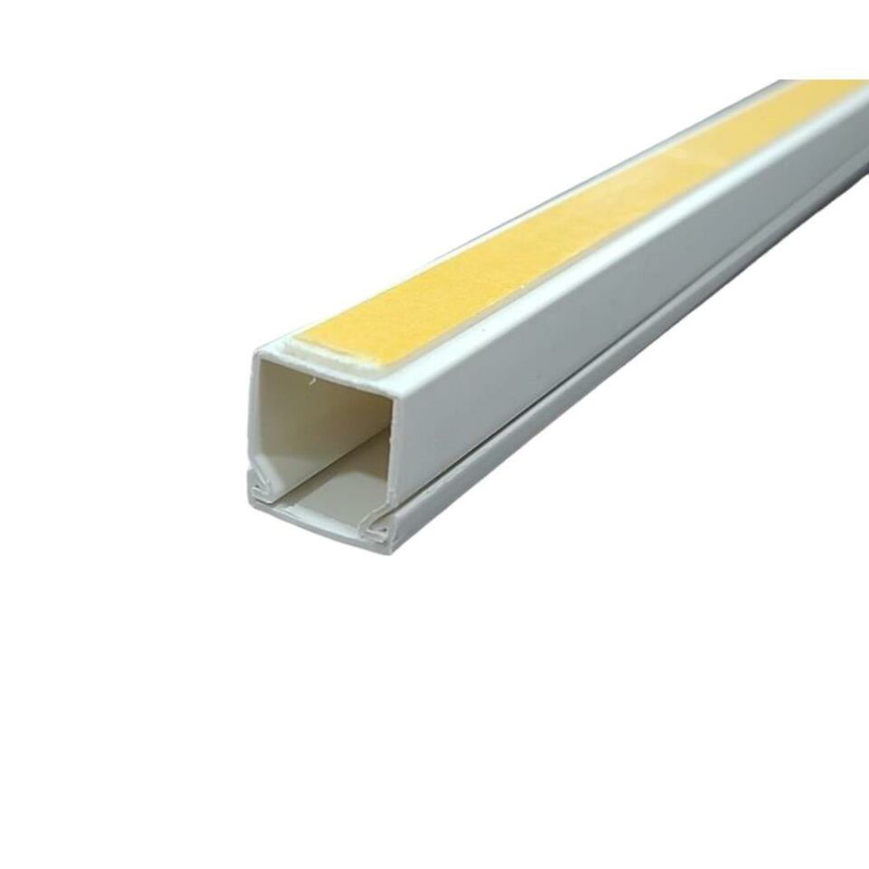 16x16 Yapışkanlı Plastik Kablo Kanalı 10 Metre DE-PA