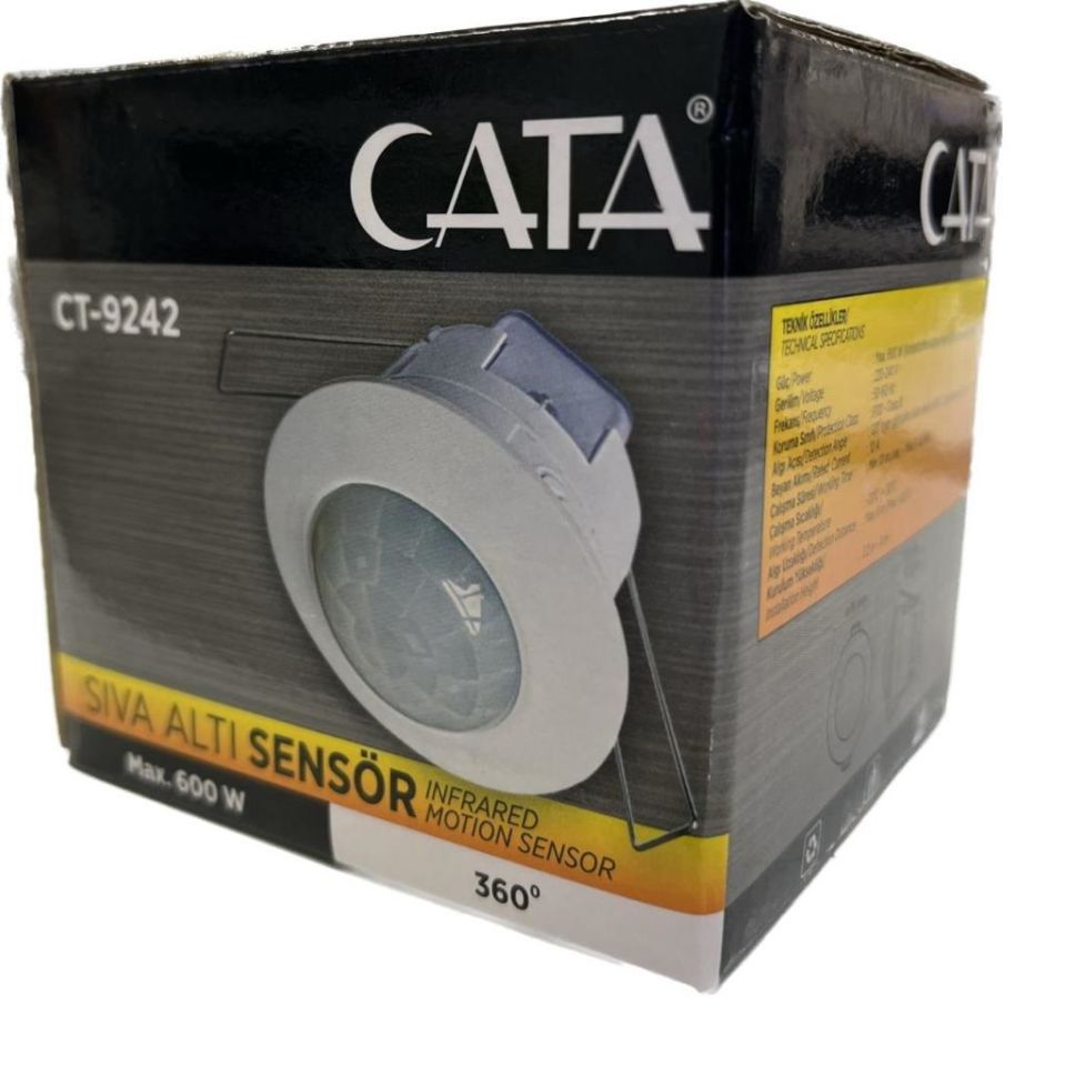 Cata 360 Derece Sıvaaltı Hareket Sensörü CT-9242