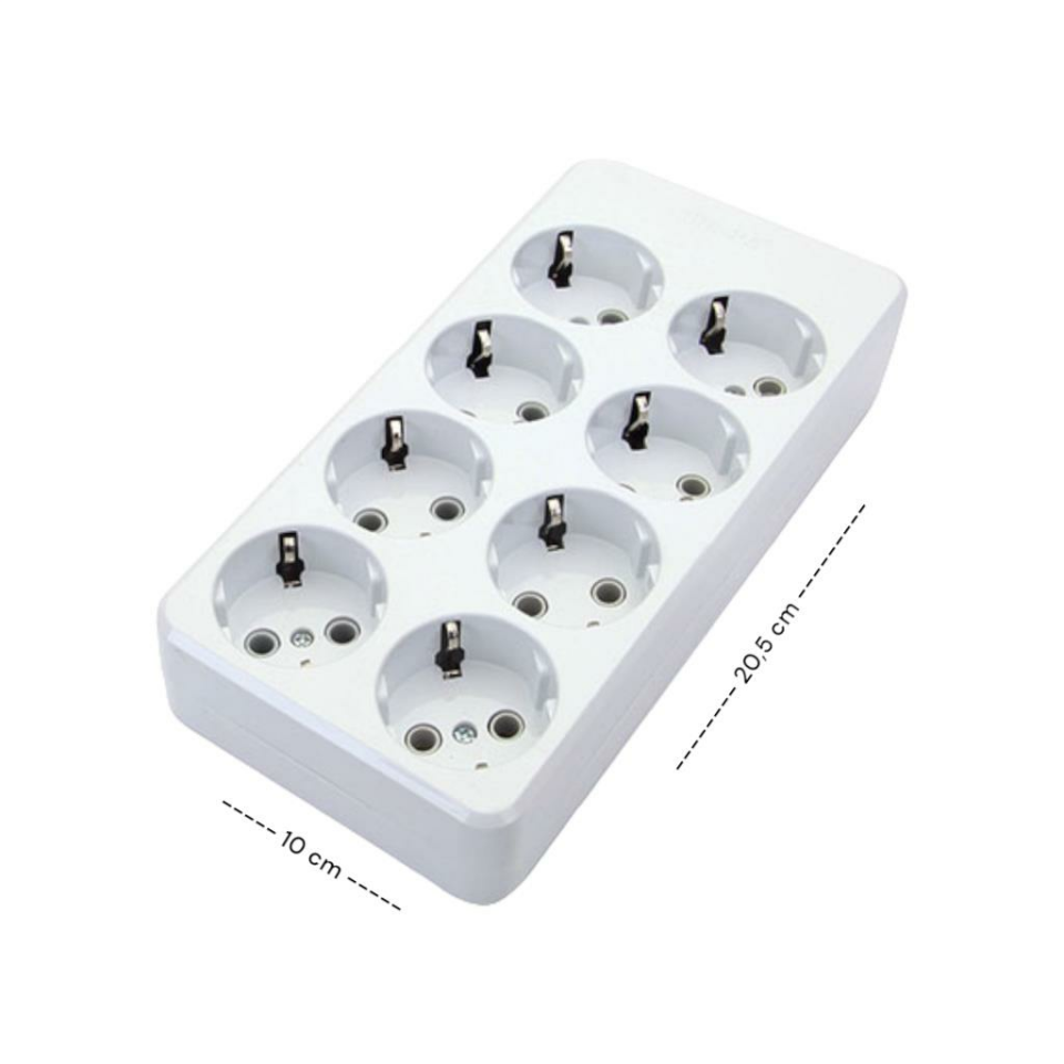 De-Pa 8'li Topraklı Grup Priz Kablosuz 980100