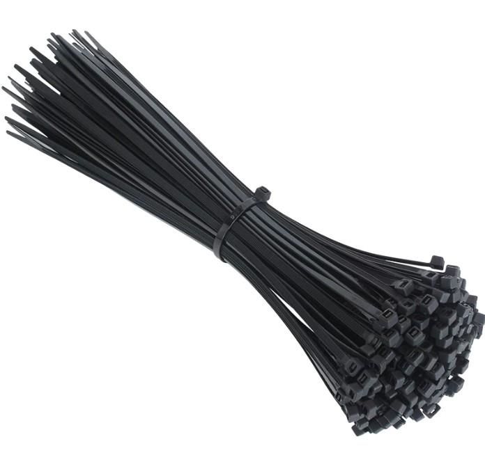 Çetsan 4,8x300 Siyah 30cm Kablo Bağı Plastik Cırt Kelepçe Toplayıcı-100 Adet