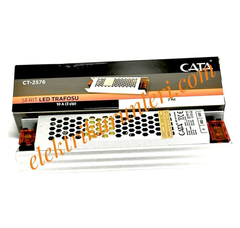 Cata 10 Amper Şerit Led Trafosu 12 V  120W CT-2576