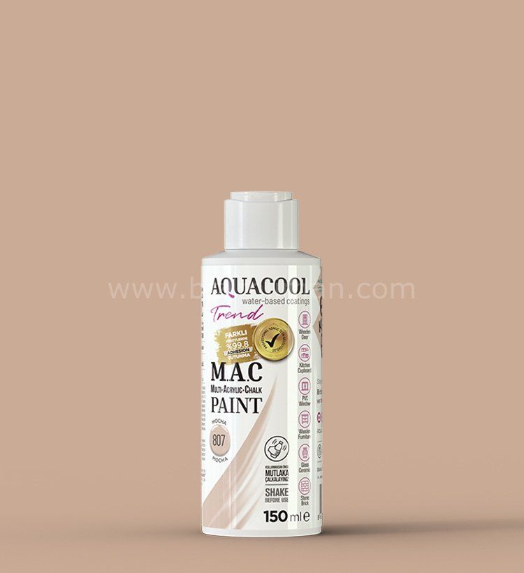 Trend M.A.C Su Bazlı Mocha 807  Lake Boya 150 ml