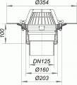 621085 Çatı Süzgeç Seti 62 DN125