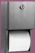 B-2888 Tuvalet kağıtlığı İkili-Kilitli Pas.Çelik