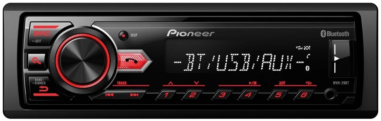 Pioneer MVH-29BT Bluetooth'lu, Radyolu, USB Girişli Oto Teyp