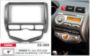 Honda Jazz 2002-2008 Dijital Klima Uyumlu 9 inç Unit Çerçevesi