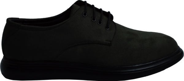 Merdane Bağcıklı Klasik Ayakkabı - Koyu Yeşil