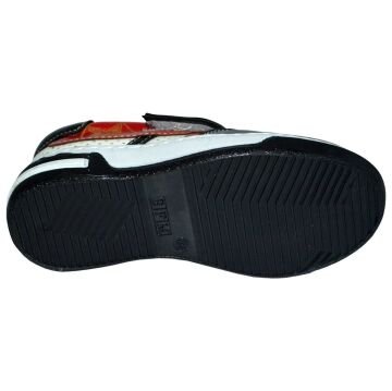 Ortopedik Patik Spor Ayakkabı - siyah/beyaz/bordo