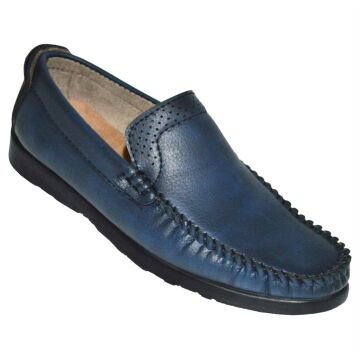 filet okul ayakkabı - mavi