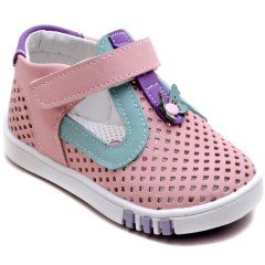 SB-108 Yeni Doğan Kız Çocuk Sandalet - Yavruağzı