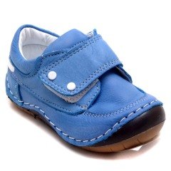 KL-341 Yeni Doğan Yürüyüş Ayakkabısı - Mavi(B) (Deri)