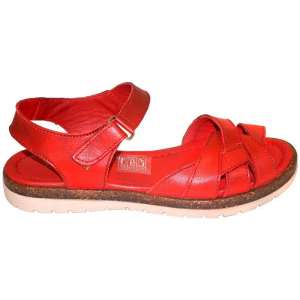 Kız Filet Sandalet - Kırmızı