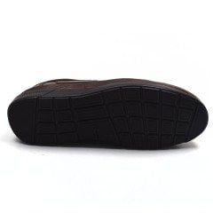 432-5  ED Erkek Bağcıksız Model Günlük Kahverengi Ayakkabı (Deri)