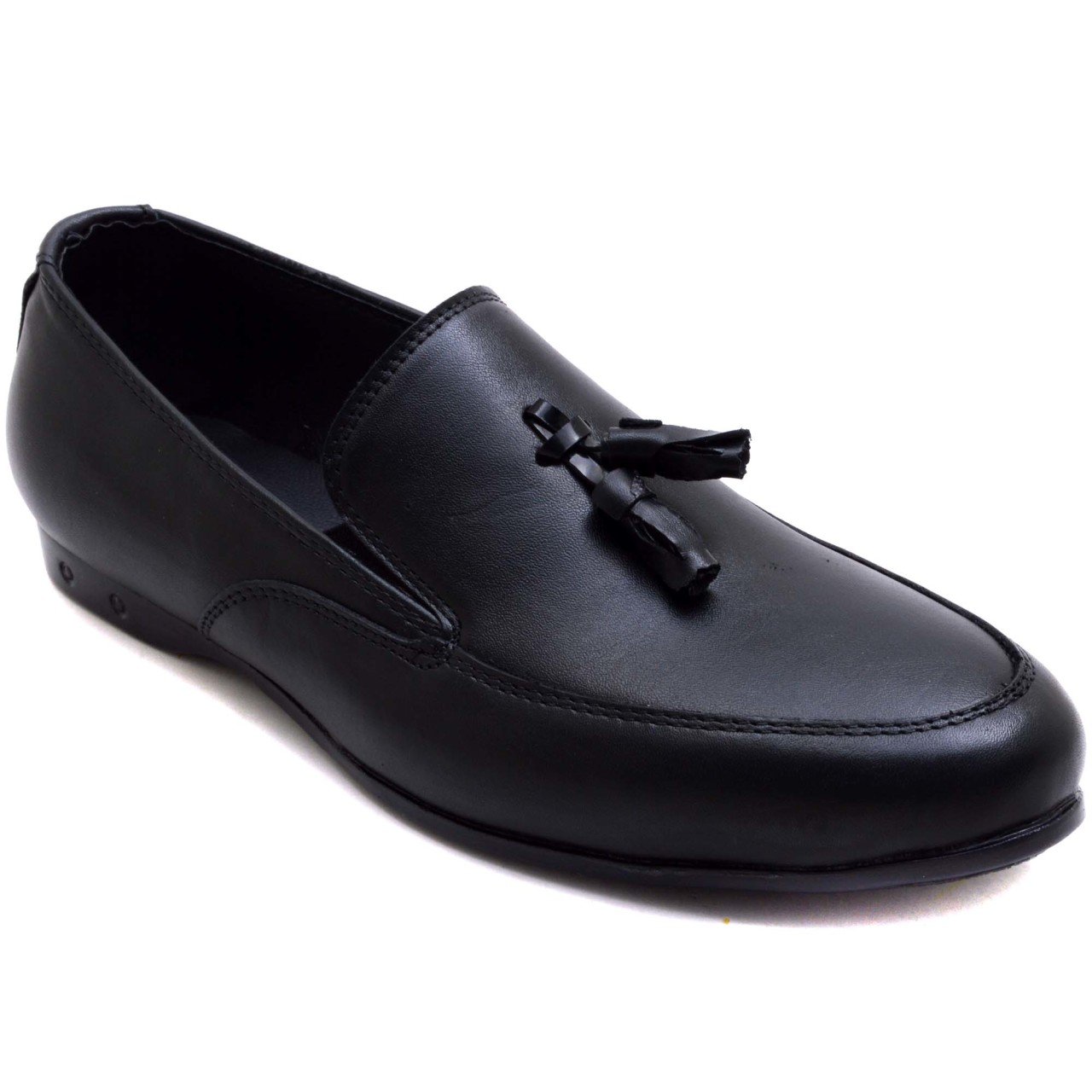 Y&Y 415 Garson Mat Okul Ayakkabısı - Siyah (Deri)