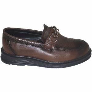 Okulluk Patik Ayakkabı - Koyu Kahverengi