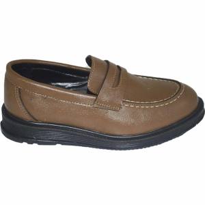 Okulluk Patik Ayakkabı - Kahverengi