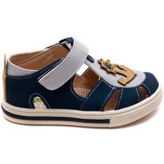 SB-364 Erkek Çocuk Bebe Sandalet - Mavi/S