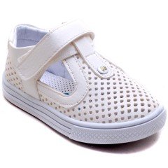 SB-368 Erkek Çocuk Bebe Sandalet - Beyaz