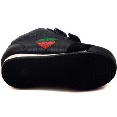 NM-20 Bebe Spor Çilek Model Kışlık Ayakkabı - Siyah (Deri)