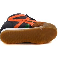 NM-24 Bebe Spor Renkli Model Kışlık Ayakkabı - Gri(T) (Deri)